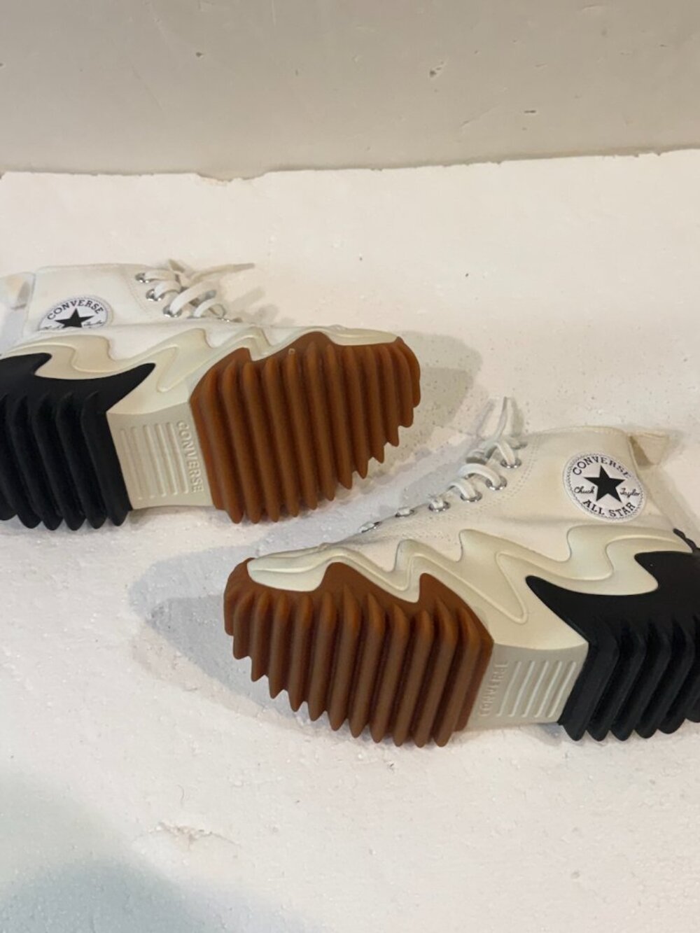 Converse Run Star Motion CX Platform High Top White Black Gum Women Size 6 CLEAN - Picture 7 of 11